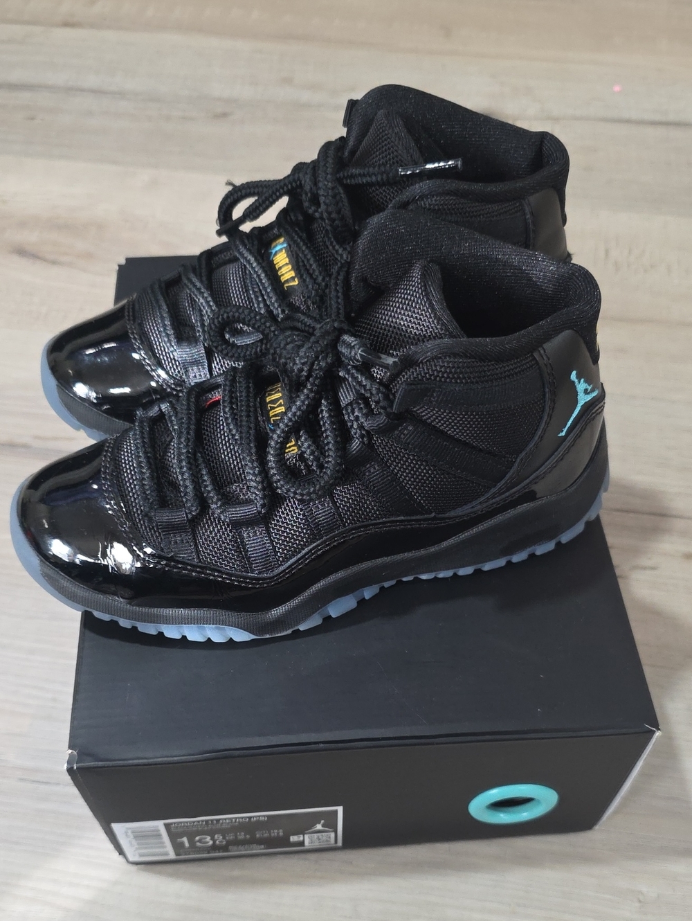 Jordan Kids' Retro 11 Sneakers - Black/Teal